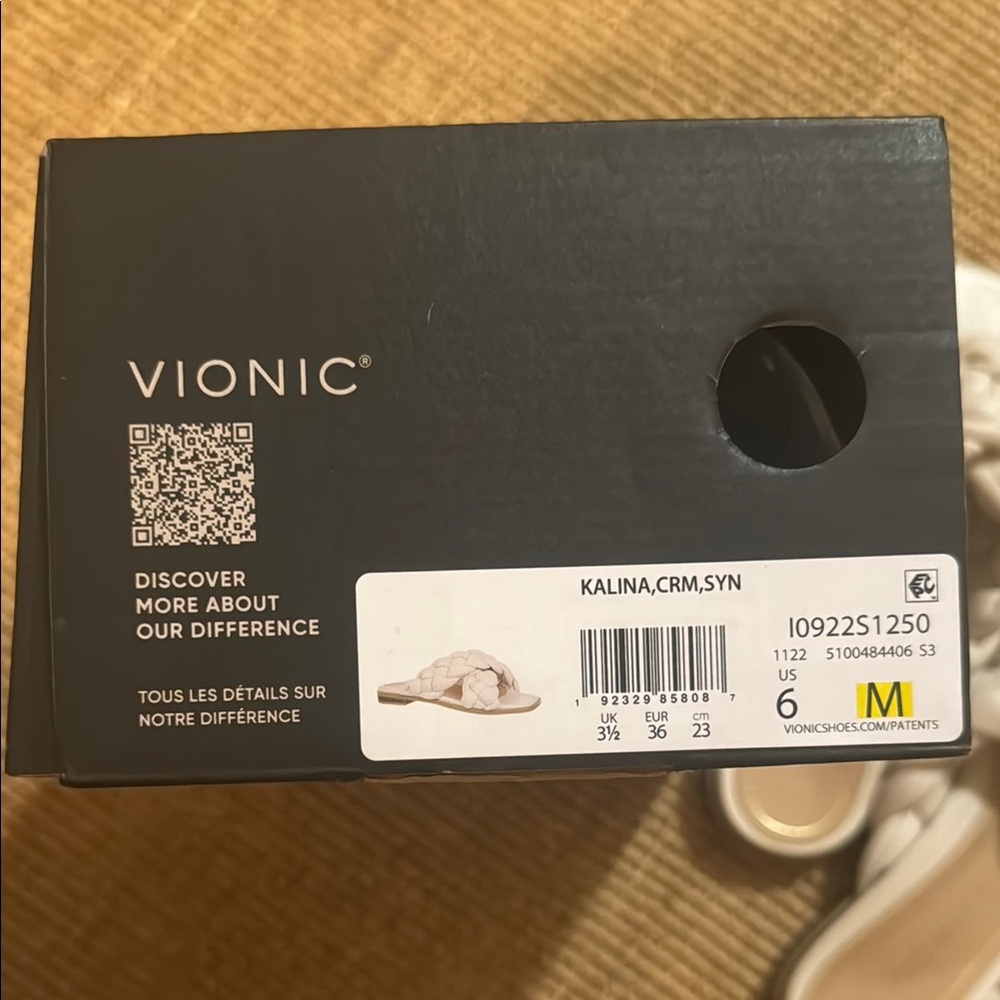 Vionic Cream Kalina Braided Slip-On Sandal
Size: 6 / Width: M - Picture 10 of 10